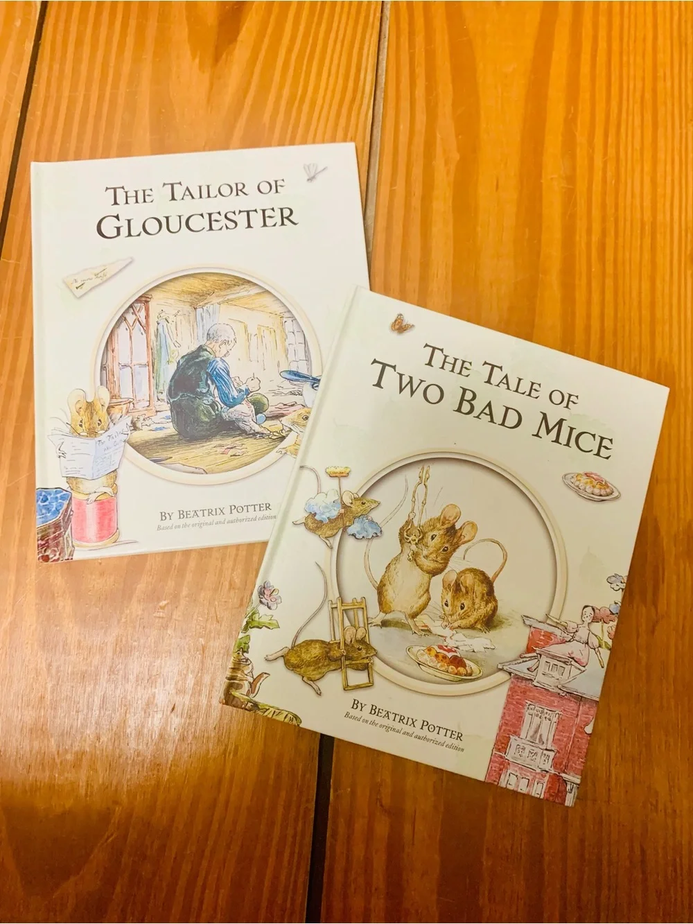 Beatrix Potter The Peter Rabbit Library - two bad mice & tailor of Gloucester
